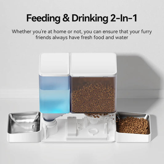 DeepSleepComfort™ Automatic Pet Feeder 2 in 1