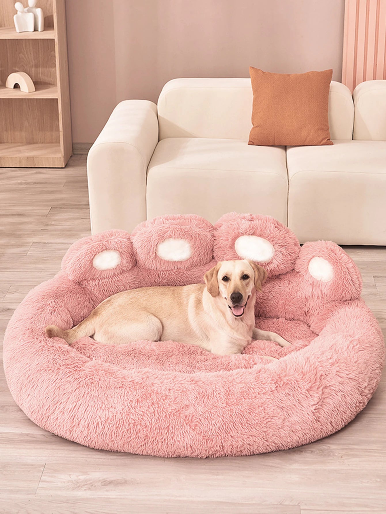 DeepSleepComfort™ Fluffy Dog Bed