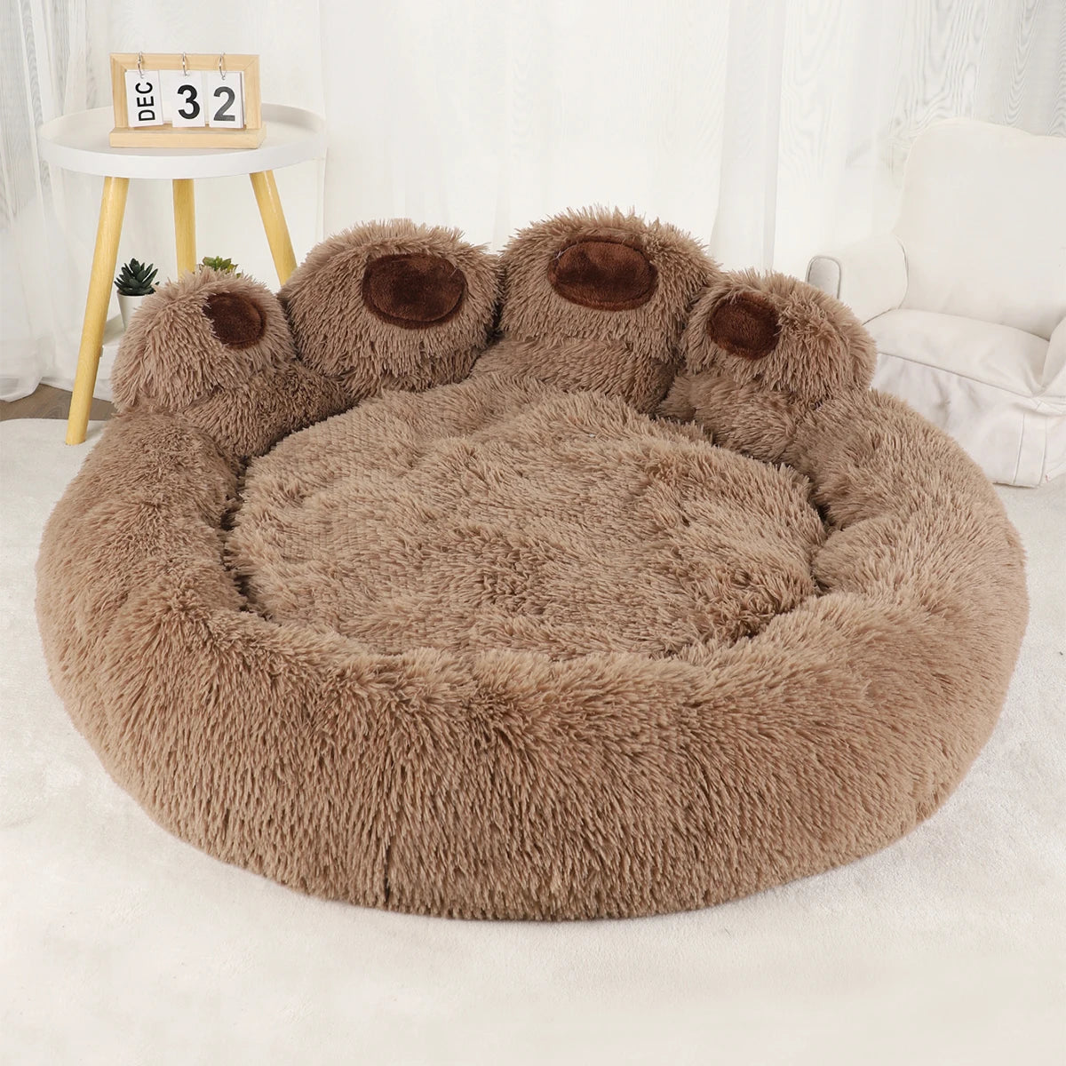 DeepSleepComfort™ Fluffy Dog Bed